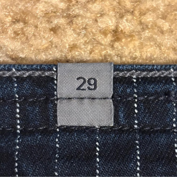 Citizens Of Humanity Navy Pinstripe Flare Jeans - Picture 5 of 5